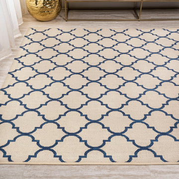 Arabesque Ogee Trellis Indoor/outdoor Area Rug